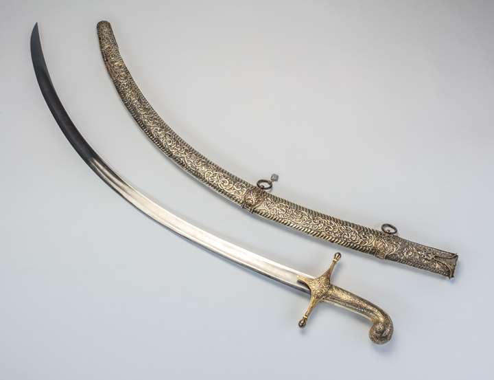 Sword with Silver Gilt Scabbard